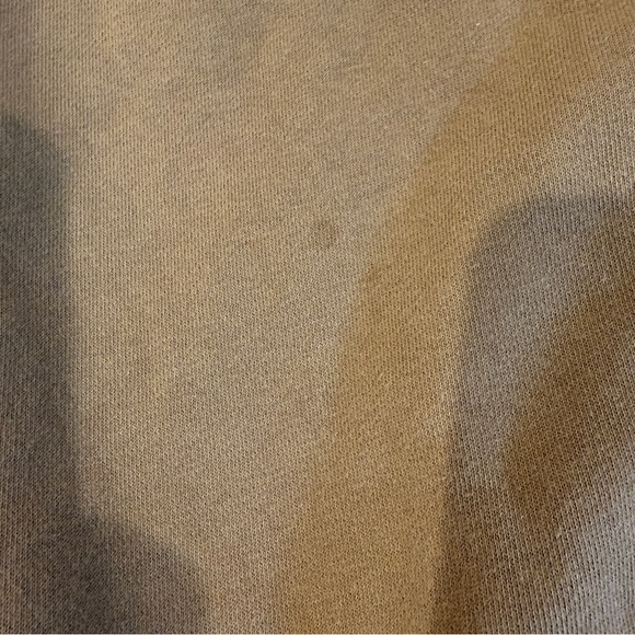 ALO Yoga Taupe Ombré Cropped Hoodie Sweater Size Medium - Picture 5 of 5